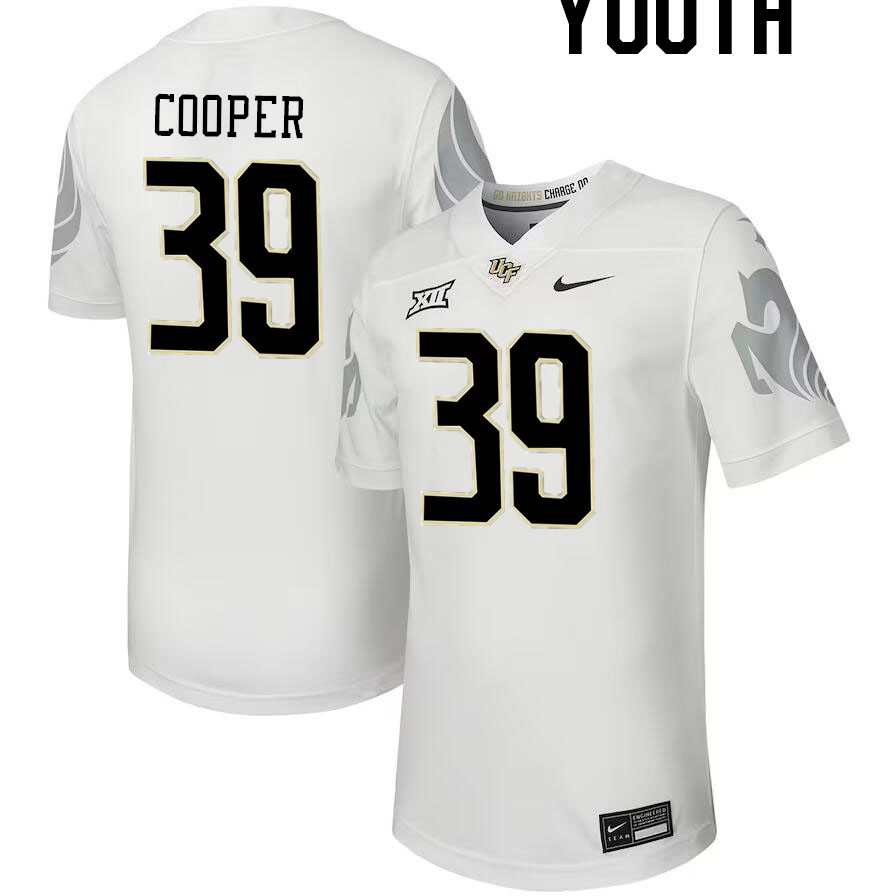 Youth #39 R.D. Cooper UCF Knights Big 12 Conference College Football Jerseys Stitched-Black